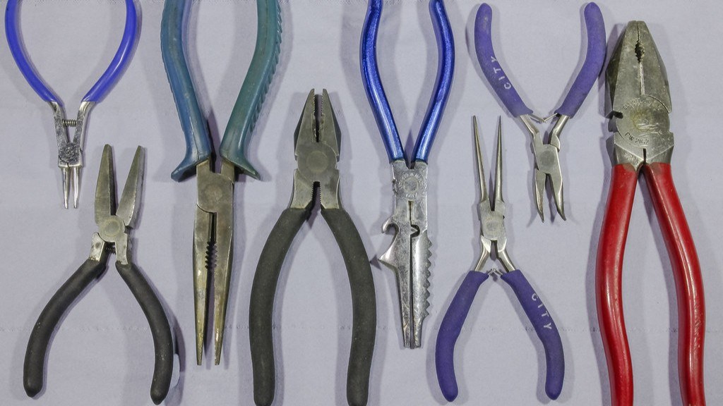 What are chain nose pliers?