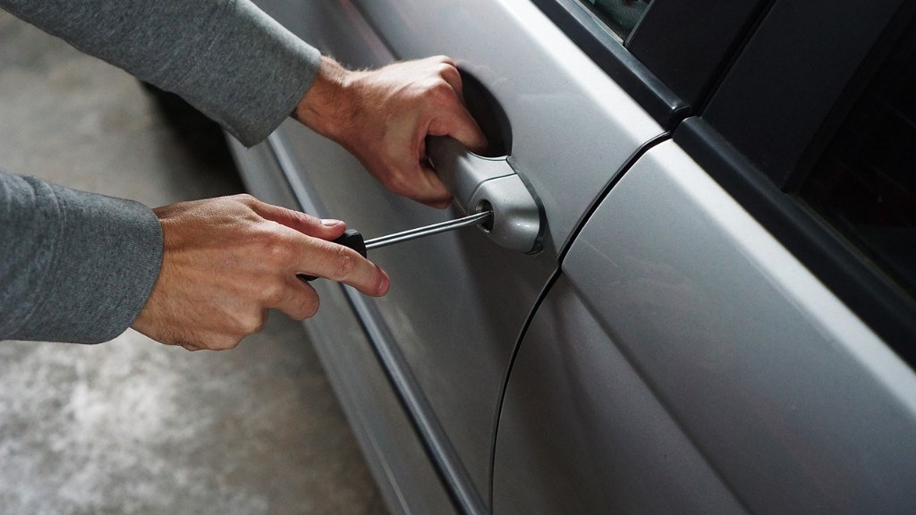 Can you open a car door with a screwdriver?